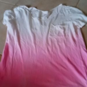 Pink ombre t shirt